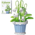 thumbnail image 1 of Remocguys Flower Building Blocks Set Lily of the Valley for Adults Not Compatible with Lego 105 Pcs, 1 of 7