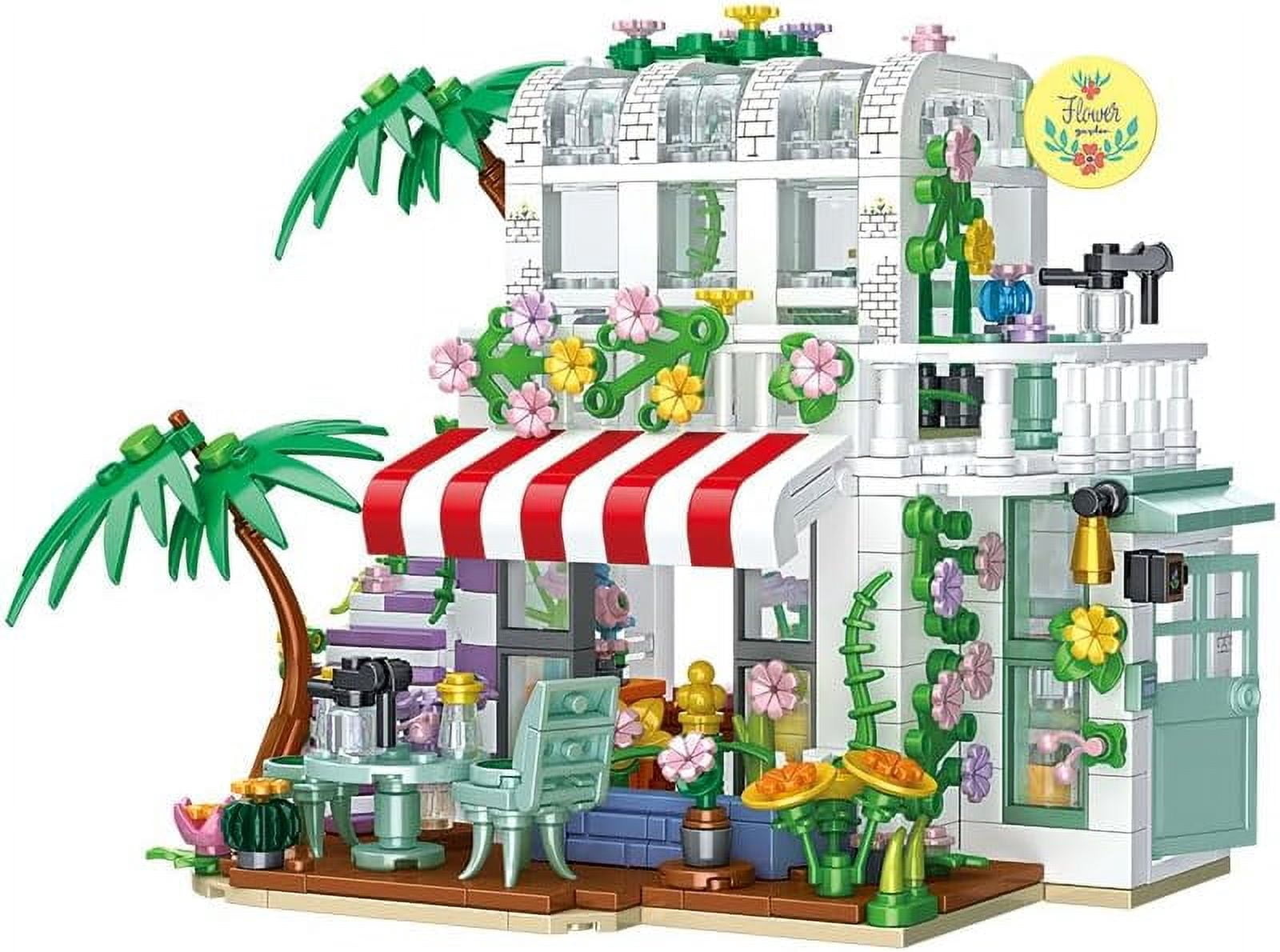 Remocguys Flower House Building Set with LED Compatible with Lego Garden for Adults Kids 705Pcs