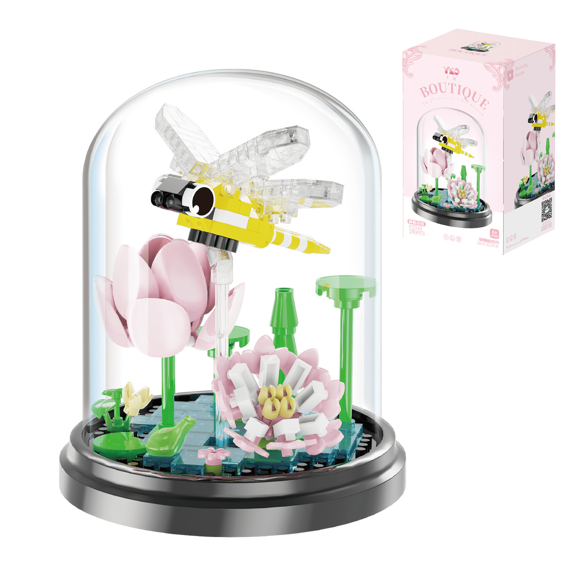 Remocguys Flower Mini Building Blocks Set Botanical Collection for ...