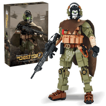Remocguys Warrior Action Figure Building Set Compatible with Lego Army Soldier for Adults Boys 798 Pcs