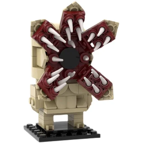 Remocguys Horror Flower Building Blocks Set Compatible with Lego Demogorgon Figure Toy for Adults Teens 158 Pcs