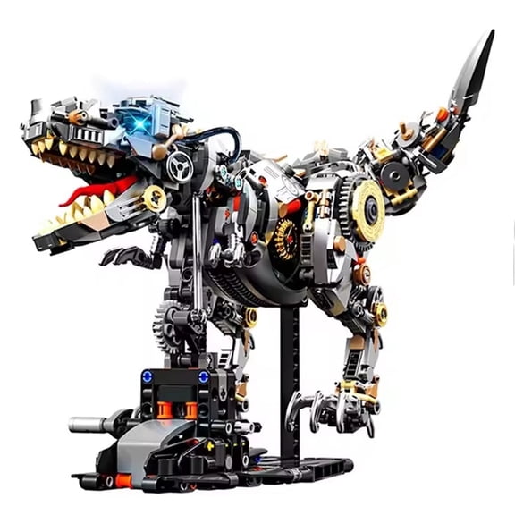 Remocguys Semi-Mechanical Indominus Rex Building Sets Compatible with Lego Dinosaur World for Adults Boys 1268PCS