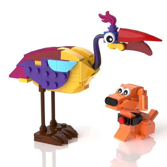 Remocguys Kevin Bird Building Set, Compatible with Lego Animal with Dog Home Offic Decor for Boys Girls