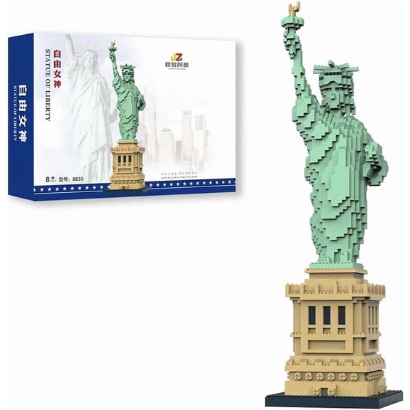 Remocguys Lady Liberty Building Set Compatible with Lego Architecture Collectible Model for Teems Adults 2810pcs