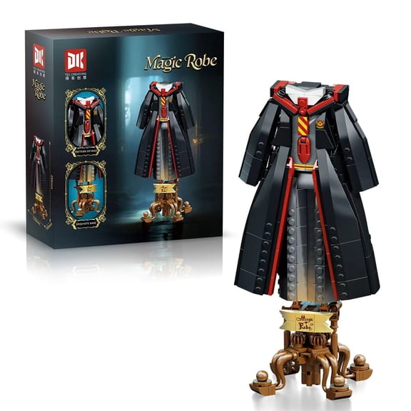 Remocguys Magic Robe Building Set, Compatible with Lego Clothing Harry Collectible Home Office Decor for Adults Fan 661PCS