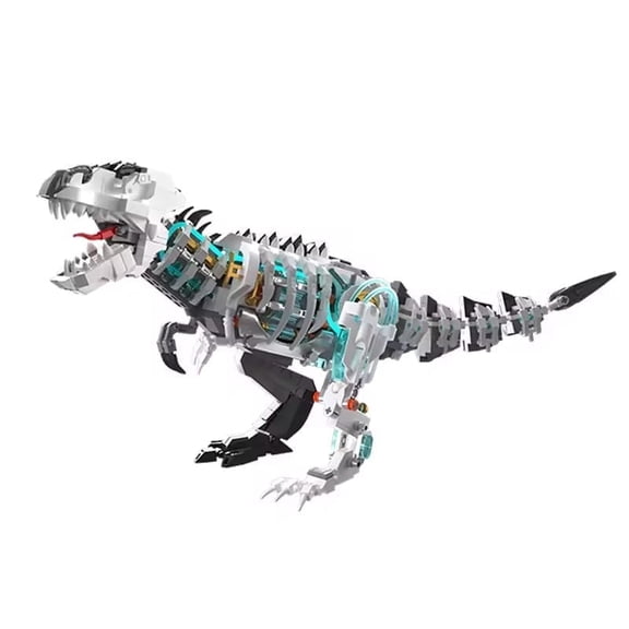 Remocguys Mechanical Dinosaur Building Blocks Set with Light for Adults Compatible with Lego 1160Pcs