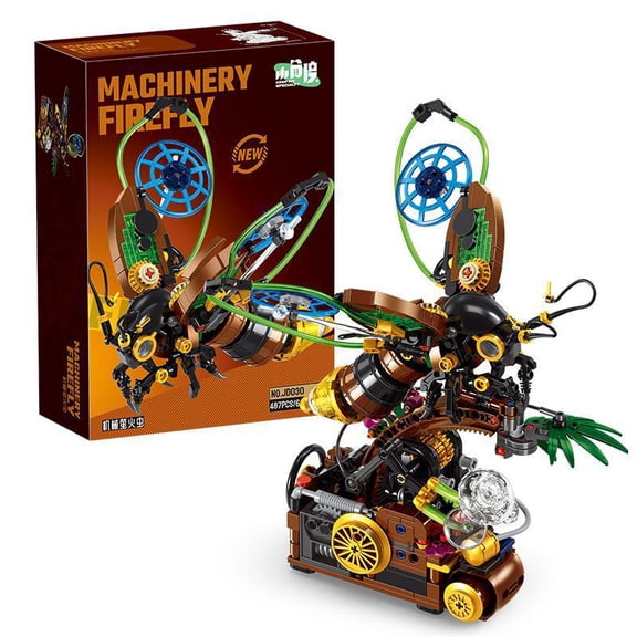 Remocguys Mechanical Firefly Building Blocks Set Compatible with Lego Insect for Boys Girls 548Pcs