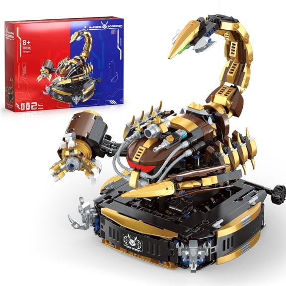Remocguys Mechanical Scorpion Building Set Compatible with Lego Insect Creative Collectible for Adults 1316pcs