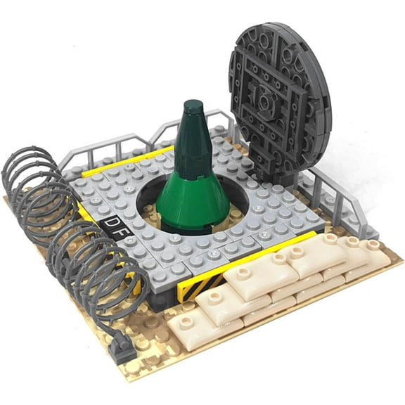 Remocguys Military Base Building Set Army Blocks Kit Toy Compatible with Lego
