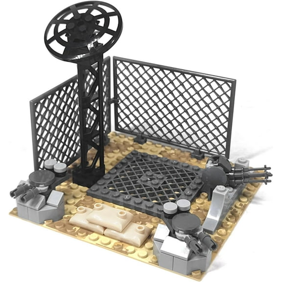 Remocguys Military Base Building Set Army Blocks Kit Toy Compatible with Lego