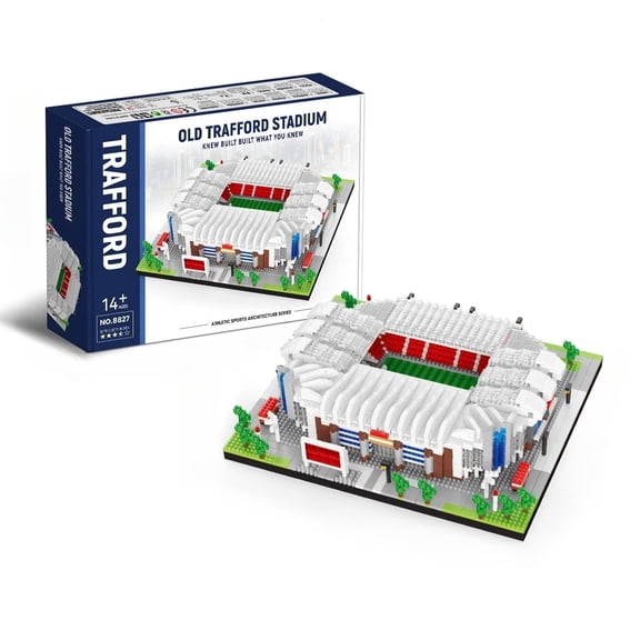 Remocguys Mini Old Trafford Building Set Compatible with Lego Architecture Football Stadium Model for Adults Teens 3850pcs