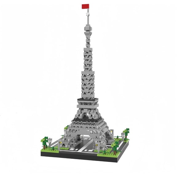 Remocguys Paris Eiffel Tower Building Set Compatible with Lego Architecture Collectible Model for Adults TeensMedium