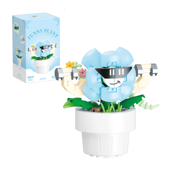 Remocguys Flower Building Set Not Compatible with Lego Flowers Party Favors for Adults 176Pcs