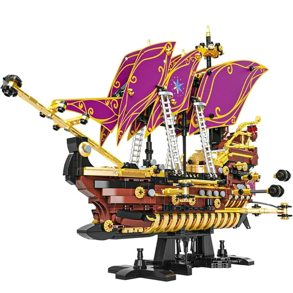 Remocguys Pirate Series Building Sets Compatible with Lego Ship Large Sailing Boat with LED for Adults 14+ 2285PCS