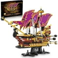 thumbnail image 1 of Remocguys Pirate Ship Building Set with LED Compatible with Lego Ship Model Toy for Adults 2285 Pcs, 1 of 9