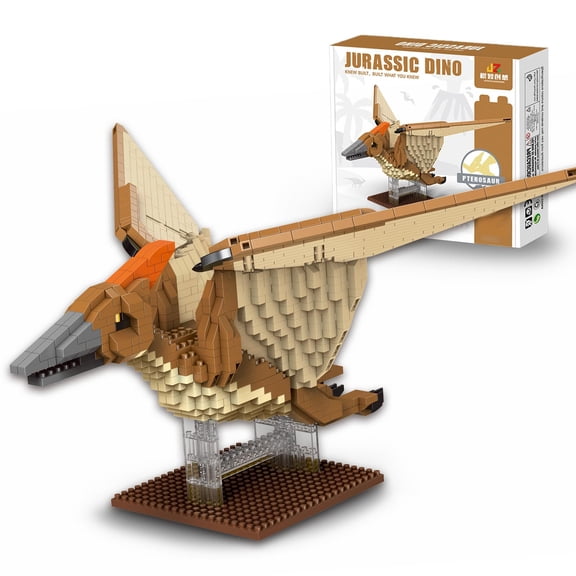 Remocguys Pterosaur Dinosaur Building Set Compatible with Lego Animal Creative Collectible Model for Adults Teens 1010pcs