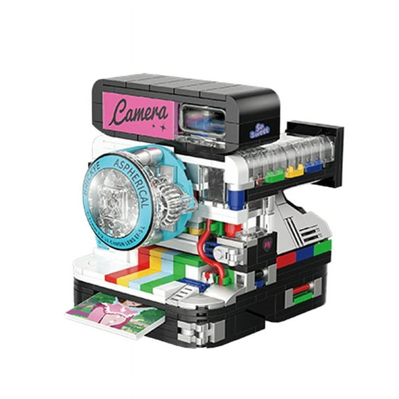 Remocguys Retro Camera Building Block set for Adults Boys Girls Not Compatible with Lego 478 Pcs
