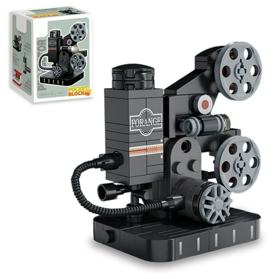 Remocguys Retro Movie Projector Building Sets Not Compatible with Lego Antique Vintage Craft Model Collectible Home Office Decor Old Style for Adults 113PCS