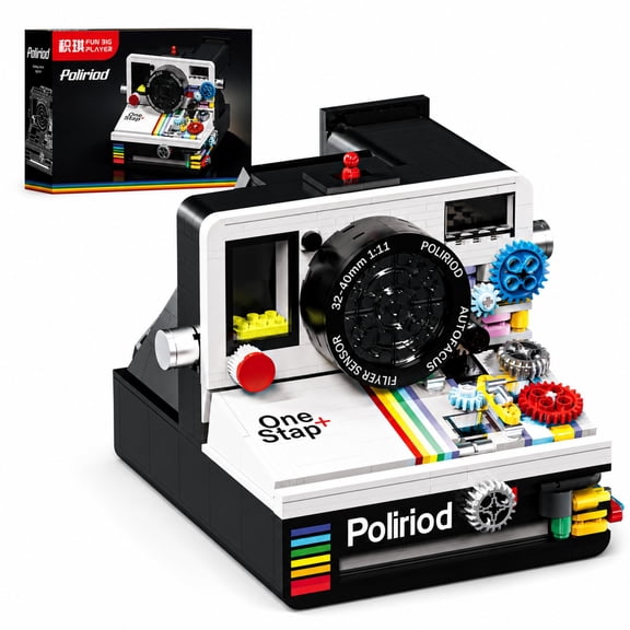 Remocguys Vintage Camera Building Set Compatible with Lego Retro Mechanical Model Desktop Decor for Adult 797pcs