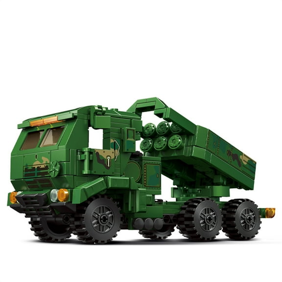 Remocguys WW2 Military Mobility Artillery Rocket Tank Building Set Compatible with Lego Army Tank Model Decor Gift for Adults 505 Pcs