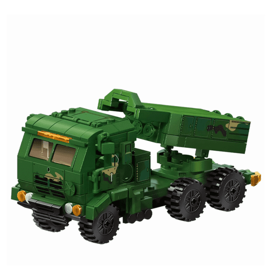 Remocguys WW2 Military Mobility Artillery Rocket Tank Building Set Compatible with Lego Army Tank Model Decor Gift for Adults 505 Pcs