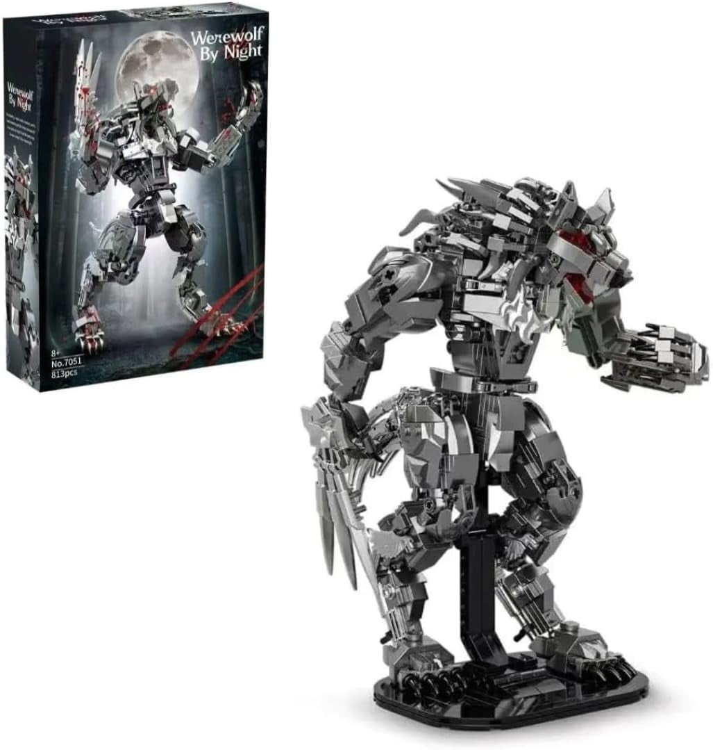 Remocguys Werewolf Building Blocks Set Wolf Kit for Adults