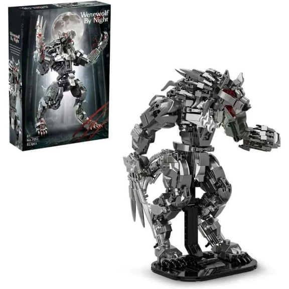 Remocguys Werewolf Building Blocks Set Wolf Kit for Adults Compatible with Lego 813 Pcs