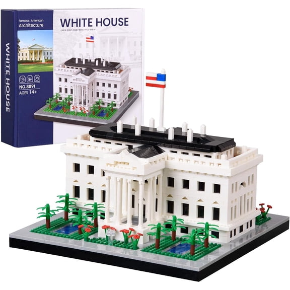 Remocguys White House Building Set Compatible with Lego Architecture Collectible Model for Adults Teens 2300pcs
