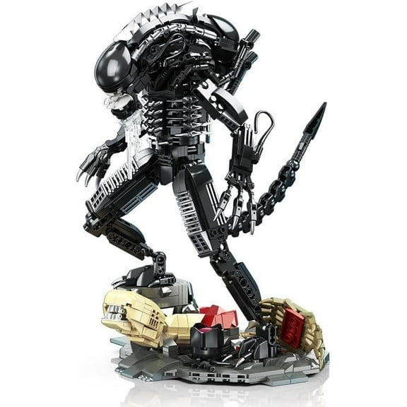 Remocguys Xenomorph Action Figure Building Blocks Set Compatible with Lego Alien Model for Adults Boys 882Pcs