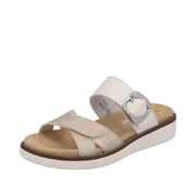 Remonte Womens D2048-60 Low-Heeled Buckle Strap Sandals, Beige, Size EU 37