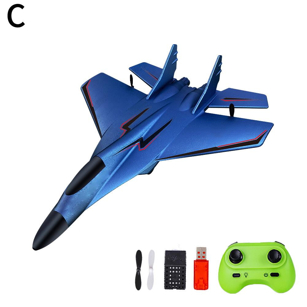 Remote Airplane Toy with Lights Gliders Airplane with Channel Rc 24 GHZ Lights,Su-35 2 Remo