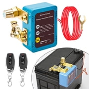 Remote Battery Disconnect Switch 12v, 240A, Upgrade Smart Voltage Kill Switch, Car Kill Switch Anti-Theft, Prevent Battery Drain, Remote Battery Kill Switch for Car, Truck, RV Side Installation