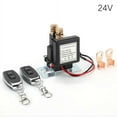 thumbnail image 1 of Remote Battery Disconnect Switch, 24V 200A Battery Cut Off Switch with 2 Wireless Remote Control, Antitheft ON/Off Control Prevent Power Drain Isolator for Car Truck RV, 1 of 11