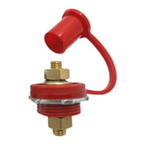 Remote Battery Terminals, 0 8 Inches Remote Battery Stud Jump Post, Battery Bulkhead Connectors with Cover, Versatile Marine Battery Charger Jumper for Car
