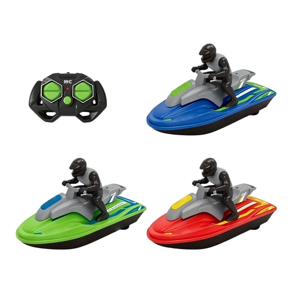 Remote Boat, Rc Speed Boat for Pool and Lake, Outdoor Summer Water Toys, 2.4 Ghz Dual Motor Water Raft for Student 6 and Up, 1 Piece Set