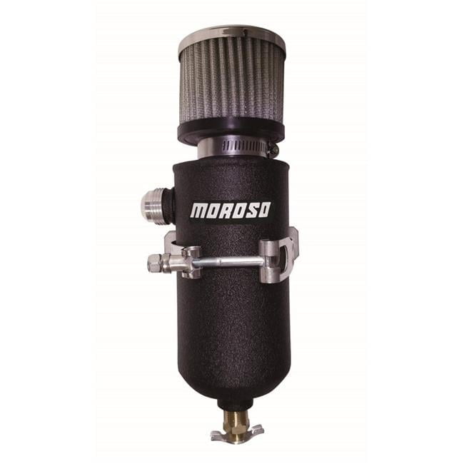 Moroso Remote Breather Tank - w/12an Fitting Moroso Remote Breather Tank - w/12an Fitting