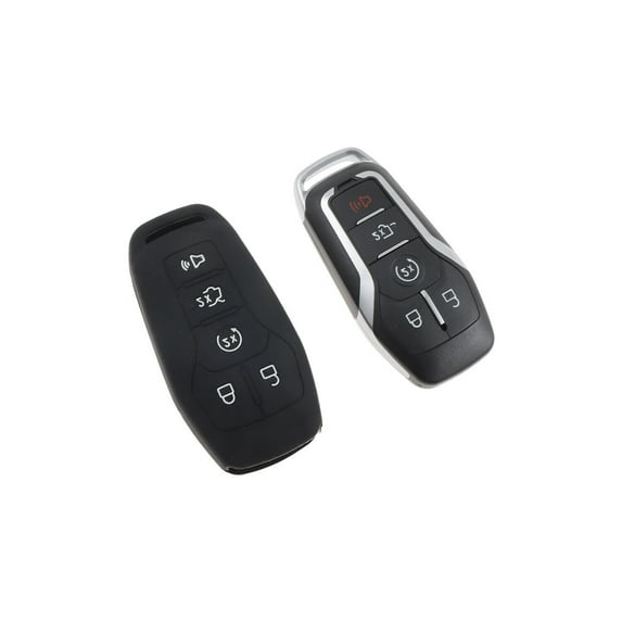 Remote Car Key Fob Shell 5 Button with Case Cover for 2013-2018 Ford Fusion