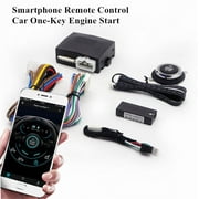 Remote Car Push Button Engine Start Stop Locking Kit Phone App Control Universal