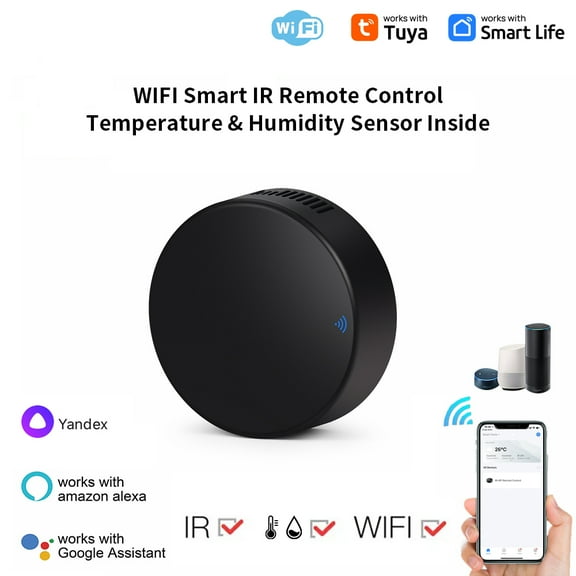 Remote ,Conditioner Wifi With And Wifi Remote Universal Ir Real-time And Conditioner Real-time Tv Conditioner Air Conditioner Remote Ir Remote Tv Air And Tv Temperature And Black