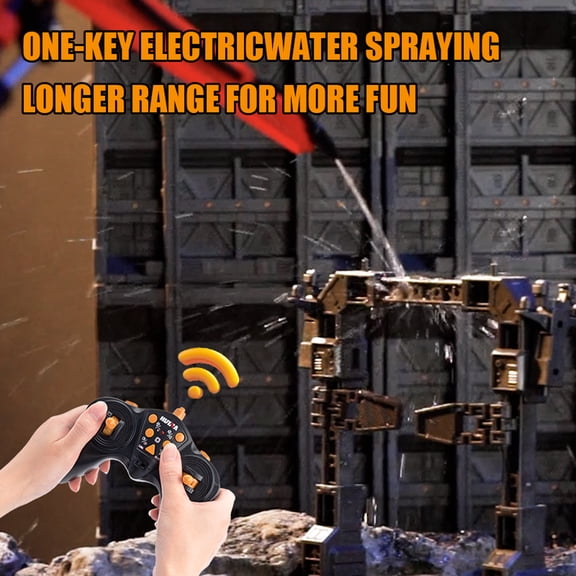 Remote  Construction Vehicle,With Water Pump Toy Remote Vehicles Concrete Pump Toy Vehicles With Water Remote Vehicles With And Sounds Kids Pump And Sounds Water Pump And Gray -2