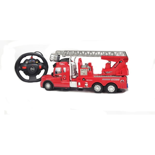 Remote Control 1:15 Scale Big Rig Unisex Truck Featuring Rotating Crane