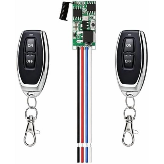 Remote Control  12V Mini   3A  RF Relay  | DC 5V/12V/24V 433MHz for LED Lights,,Fans