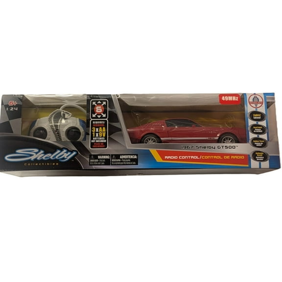 Remote Control 1967 Shelby GT500 Red, 49 MHz, 1:24 scale