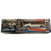 Remote Control 1967 Shelby GT500 White with Blue Stripe, 49 MHz, 124 scale