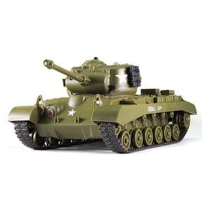 Remote Control 2.4Ghz 1/30 Scale US M26 Pershing RC Infrared Battle Tank w/Sound and Lights RC RTR