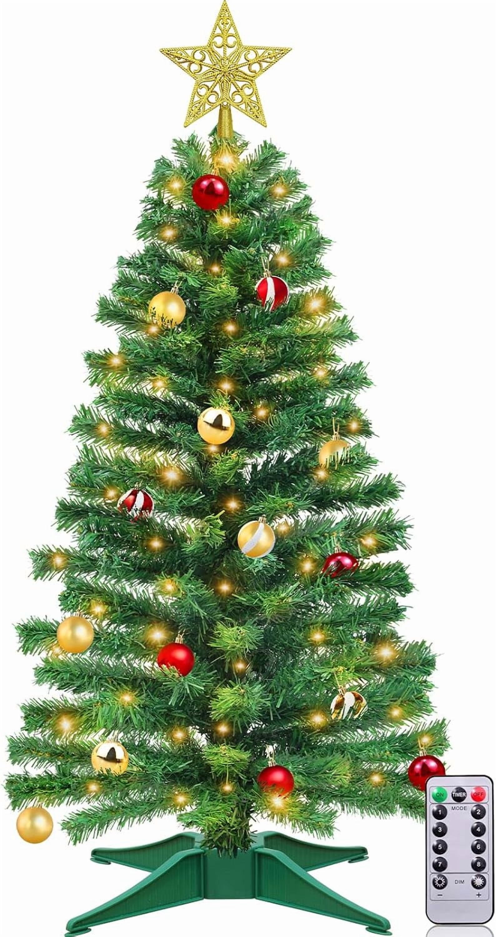 MY Remote Control 8 Modes 3 Ft Christmas Tree with Lights Timer 15 DIY ...