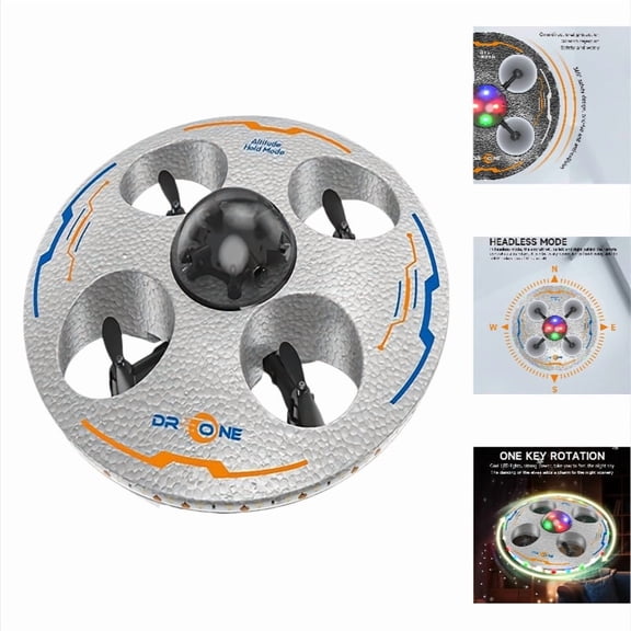 Remote Control Aircraft UFO Induction Flying Saucer Toy for Precision Flight and