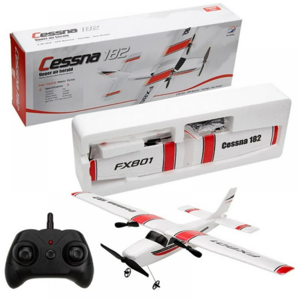 Remote Control Airplane 2.4Ghz RC Plane Ready to Fly DIY RC Airplane Toy Durable EPP Foam Built in 6 Axis Gyro System Easy to Fly RC Aircraft for Beginners Kids and Adults Two Batteries Walmart