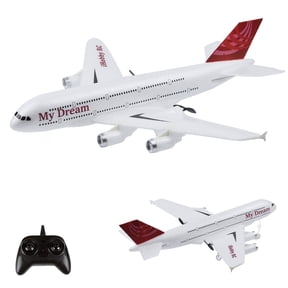Remote Control Airplane, 3 Channel RC Plane A380 (RTF), Durable EPP Foam RC Jet Aircraft Glider for Beginners & Kids