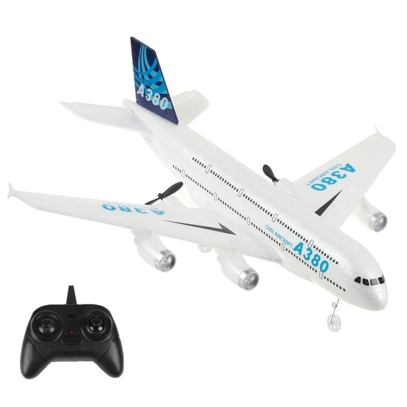 Remote Control Airplane for Beginners & Kids, 2.4Ghz 2-Channel RC Plane with 3-Axis Gyro Stabilization, Durable EPP Foam Glider, Ready to Fly (RTF) Outdoor Toy Gift for Boys and Girls